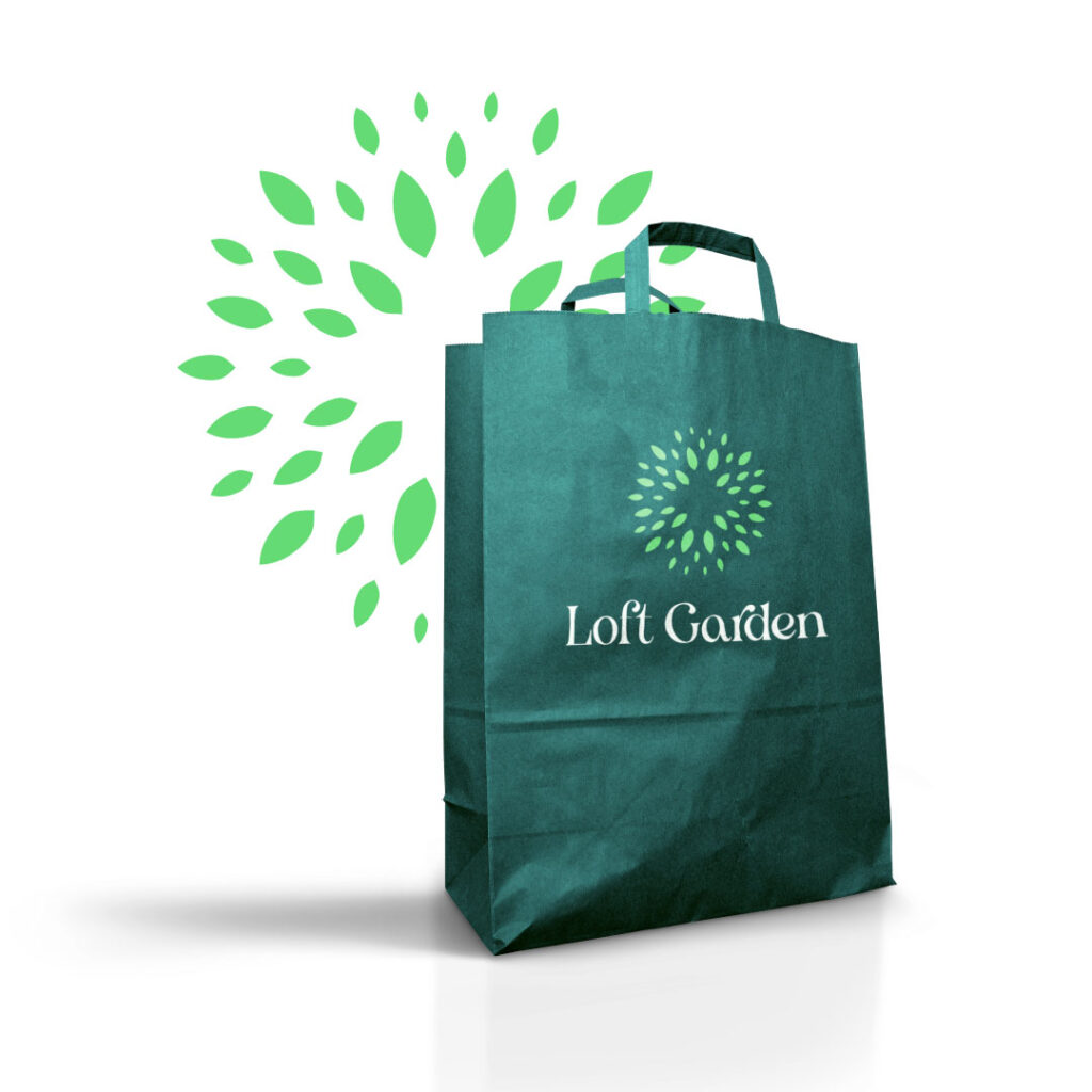 Brand Design Logo shopping bag paper | Alessandro Mancini Graphic Designer Freelance