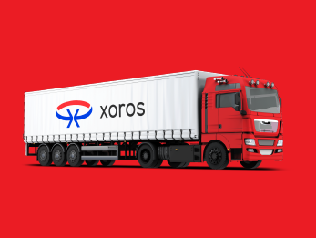 xoros transport brand identity logo design | Alessandro Mancini Graphic Designer Freelance