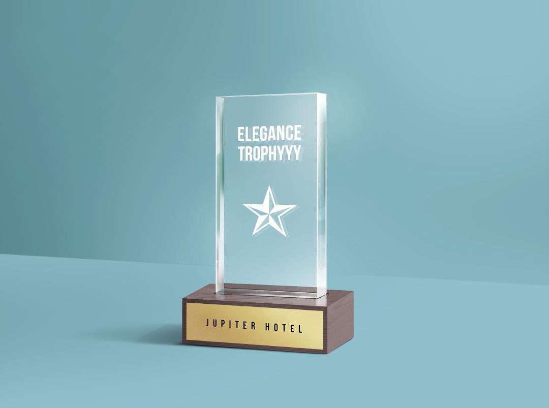 jupiter elegance trophy graphic design corporate | Alessandro Mancini Graphic Designer Freelance