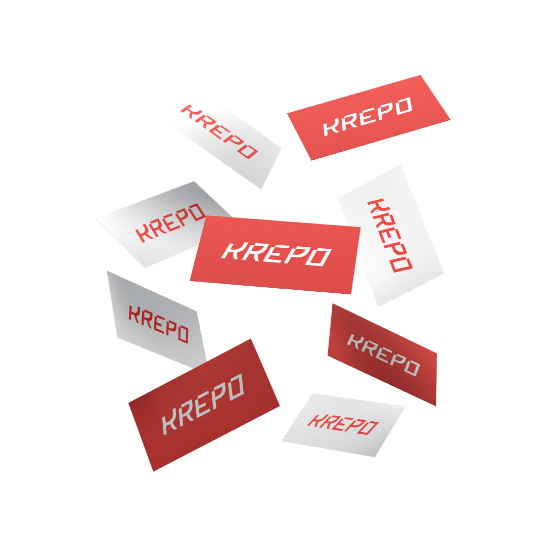 business card krepo corporate identity logo design | Alessandro Mancini Graphic Designer Freelance