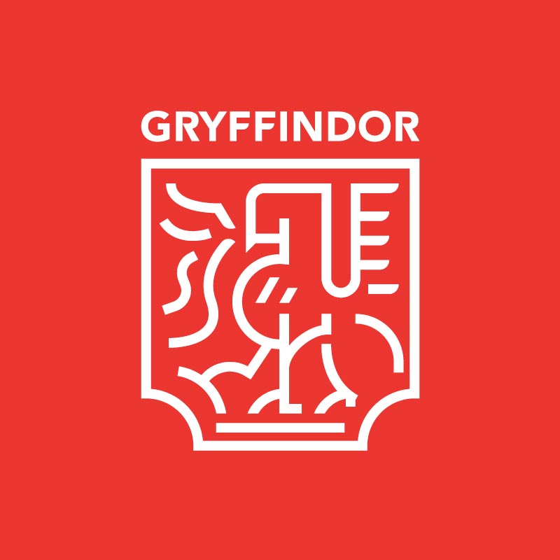 grifondoro harry potter logo houses redesign | Alessandro Mancini Graphic Designer Freelance