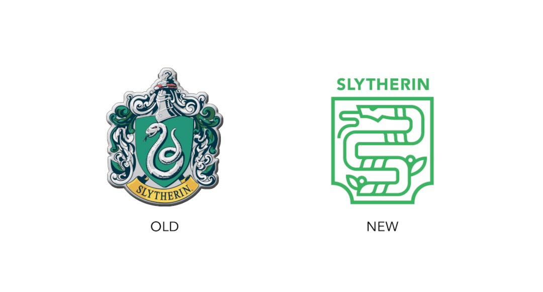 serpeverde harry potter logo houses redesign | Alessandro Mancini Graphic Designer Freelance