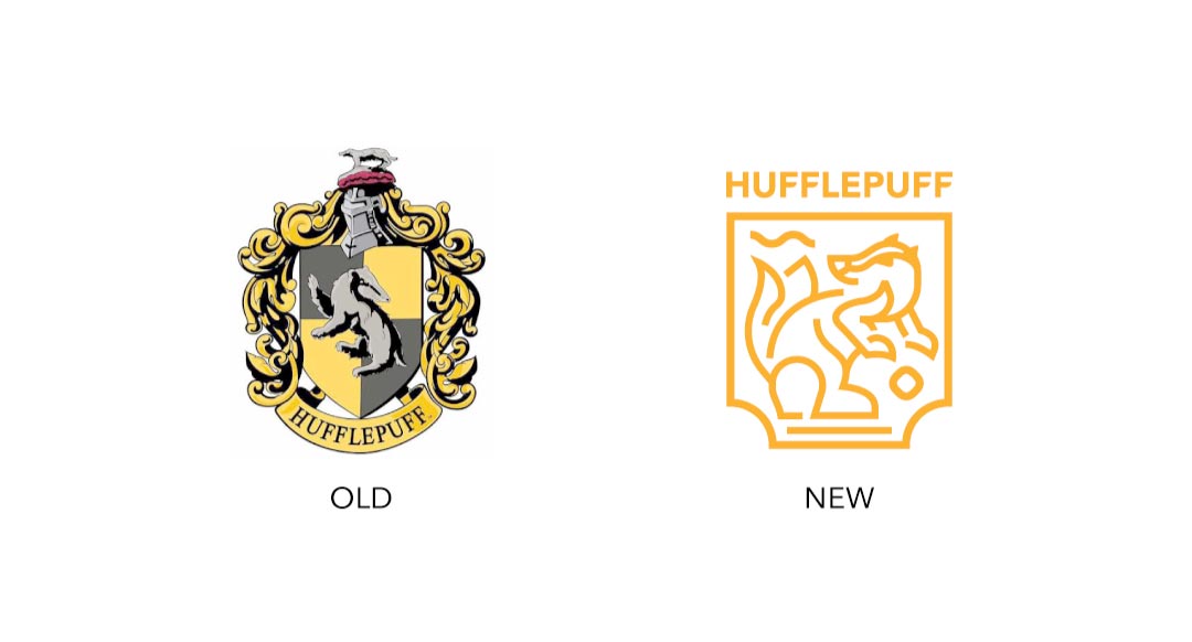 tassorosso harry potter logo houses redesign | Alessandro Mancini Graphic Designer Freelance