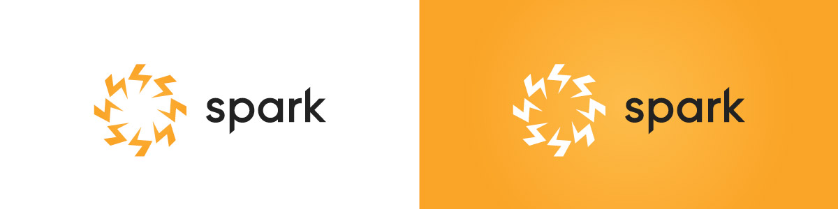 spark logo color design identity corporate identity monogramma | Alessandro Mancini Graphic Designer Freelance