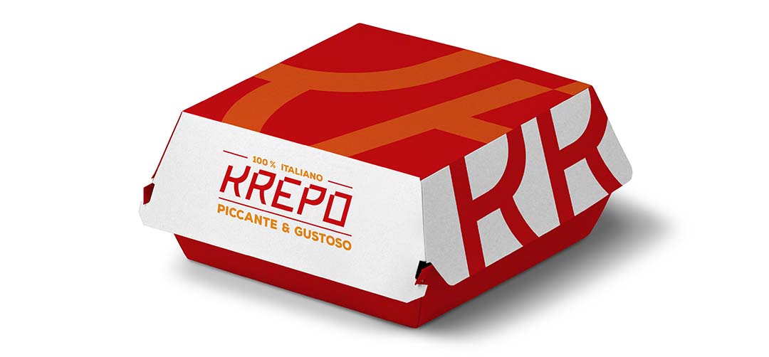 packaging krepo corporate identity logo design | Alessandro Mancini Graphic Designer Freelance