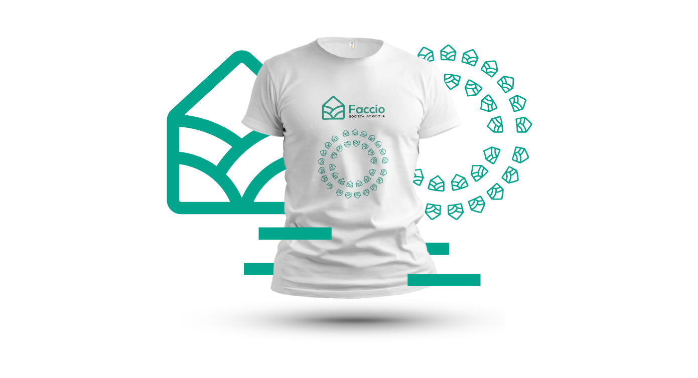 maglia a maniche corte con logo stampato graphic design