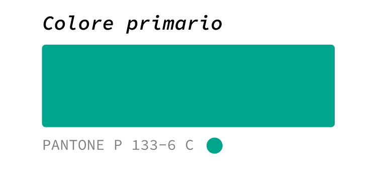 colore primario progetto di logo identity